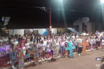 Foto - Sucesso da 4ª Caminhada Luminosa em Coronel Barros