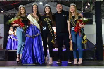 Foto - Eleitas as soberanas da 9ª Expocelb de Coronel Barros durante cerimônia no Clube Ipiranga