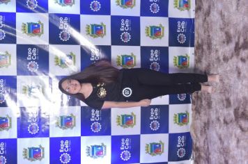 Foto - Eleitas as soberanas da 9ª Expocelb de Coronel Barros durante cerimônia no Clube Ipiranga