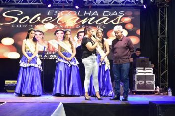 Foto - Eleitas as soberanas da 9ª Expocelb de Coronel Barros durante cerimônia no Clube Ipiranga