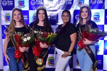 Foto - Eleitas as soberanas da 9ª Expocelb de Coronel Barros durante cerimônia no Clube Ipiranga