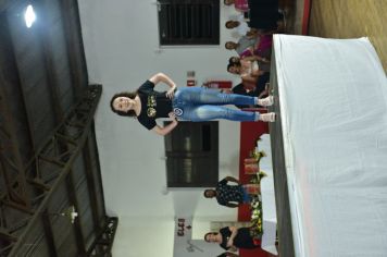 Foto - Eleitas as soberanas da 9ª Expocelb de Coronel Barros durante cerimônia no Clube Ipiranga