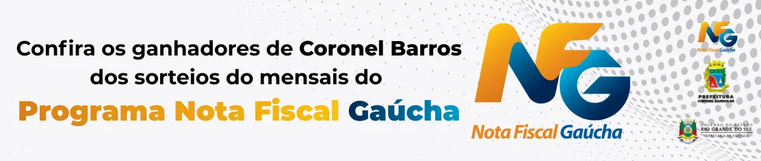 Confira os ganhadores de Coronel Barros dos sorteios do mensais do  Programa Nota Fiscal Gaúcha