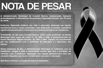 Nota de Falecimento