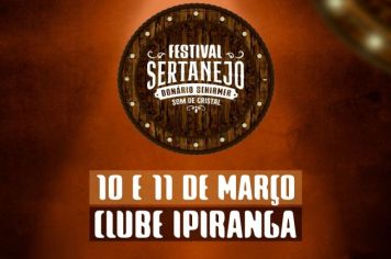 INSCRIÇÕES ABERTAS PARA O 1º FESTIVAL SERTANEJO!