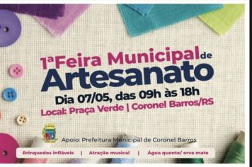 1ª Feira Municipal de Artesanato 