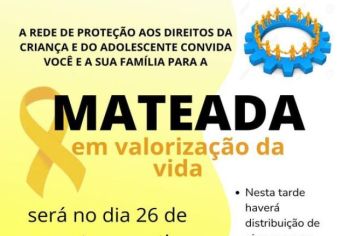 Mateada em Valorização da Vida irá unir a comunidade em prol da prevenção ao suicídio e valorização da vida, através de um evento repleto de atividades, informação e apoio emocional