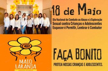Maio Laranja: Rede de Proteção a Criança e Adolescente realiza ações de luta contra a violação dos direitos da criança e do adolescente