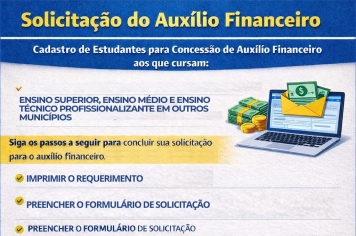 Auxílio Financeiro para Estudantes | Coronel Barros