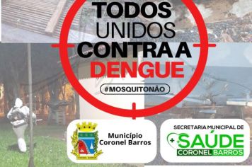 Secretaria Municipal de Saúde de Coronel Barros em Ação Contra Focos de Dengue