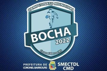 FINAL DO CAMPEONATO MUNICIPAL DE BOCHA ACONTECE AMANHÃ