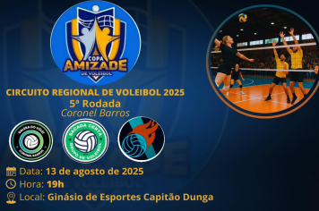 CIRCUITO REGIONAL DE VOLEIBOL 2025 / 5ª Rodada – Coronel Barros