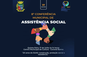 Coronel Barros realiza 8ª Conferência Municipal de Assistência Social no dia 17 de julho