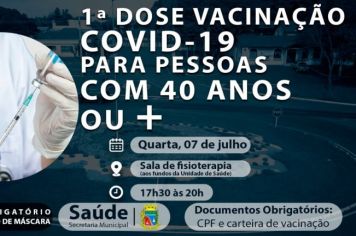 Campanha de vacinação contra a Covid-19
