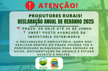 Declaração anual de rebanho 2025