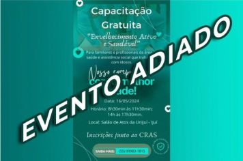 Curso de Qualificação para Idosos Adiado