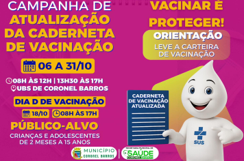 Multivacinação 2025 em Coronel Barros