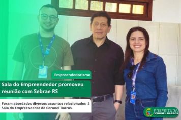 Sala do Empreendedor promoveu reunião com Sebrae/RS