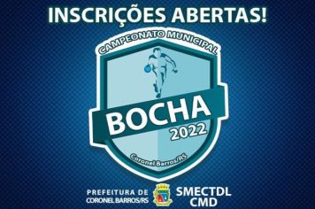 Coronel Barros promove Campeonato de Bocha Masculino e Feminino 2022