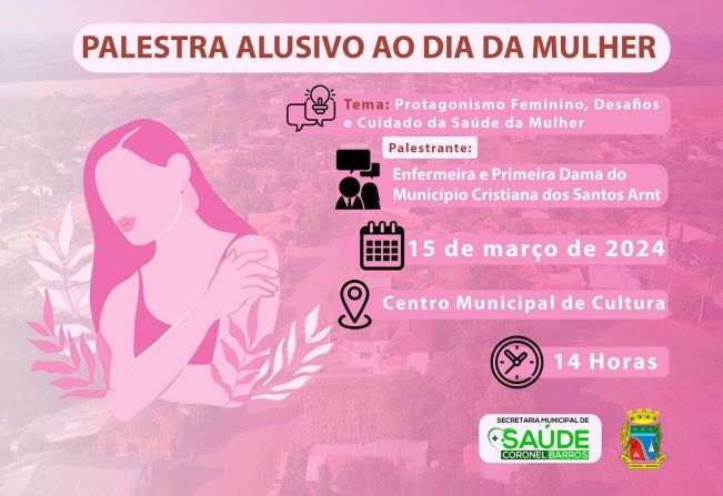 Palestra Alusivo ao Dia da Mulher