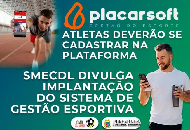 SMECDL divulga implantação do sistema de gestão esportiva