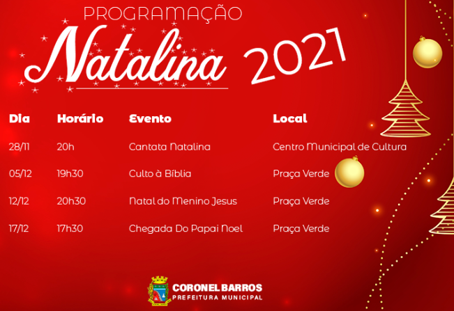 Prefeitura lança programação de Natal