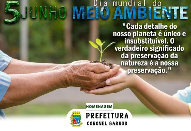 Dia mundial do MEIO AMBIENTE