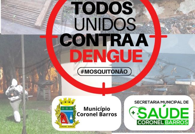 Secretaria Municipal de Saúde de Coronel Barros em Ação Contra Focos de Dengue