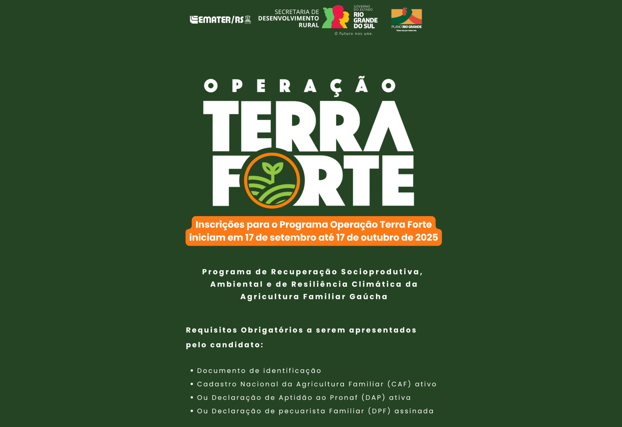 OPERAÇÃO TERRA FORTE