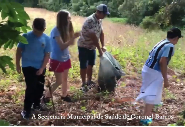 Semana começou com ação de combate ao Aedes Aegypti na E. M. E. F Miguel Burnier