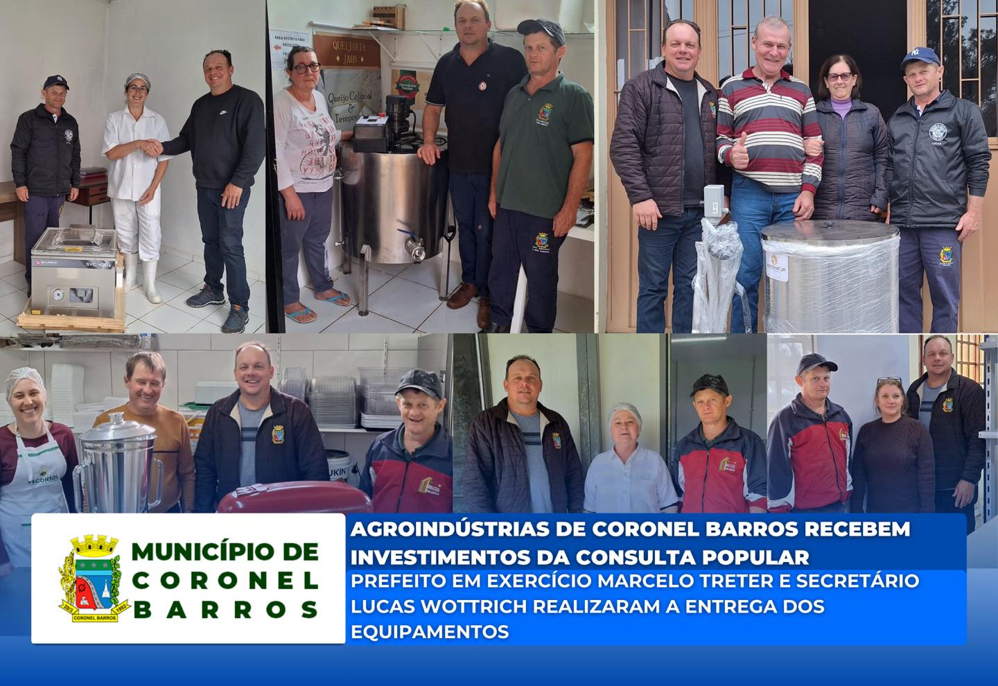 Agroindústrias de Coronel Barros recebem investimentos da Consulta Popular