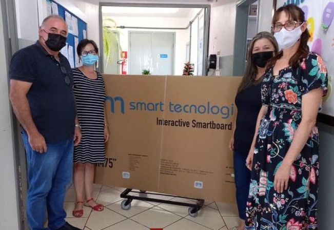 Prefeitura de Coronel Barros começa a instalar equipamentos tecnológicos em unidades de ensino