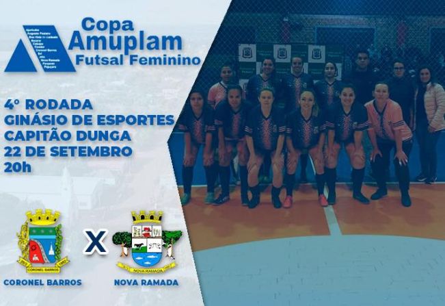 Município de Coronel Barros na Copa AMUPLAM de Futsal Feminino