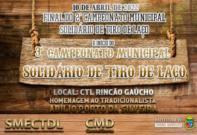 ATENÇÃO LAÇADORES E TRADICIONALISTAS!