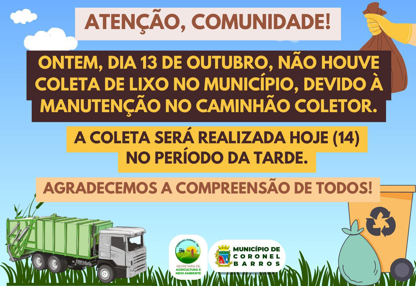 Falta da Coleta de Lixo