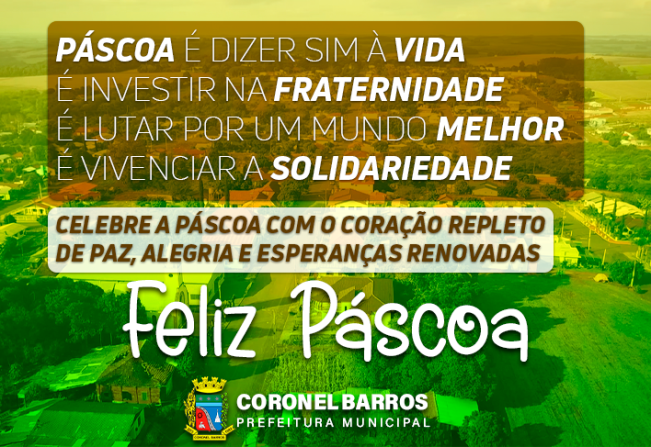 Feliz Páscoa!