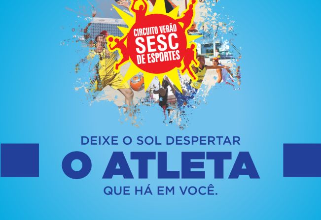 Abertas as inscrições para o Circuito Verão Sesc de Esportes 2023