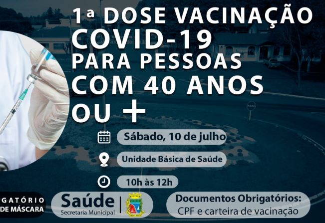 Campanha de vacinação contra a Covid-19