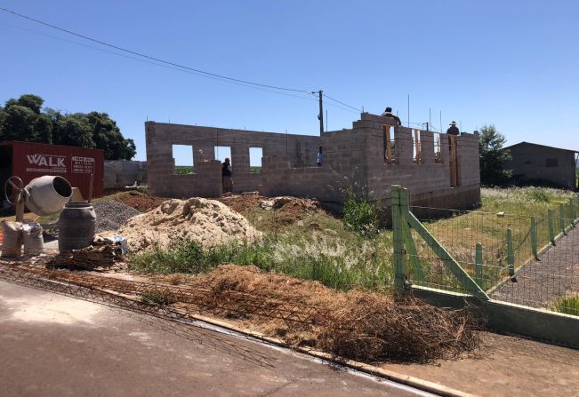 Início das Obras do Centro Comunitário no Loteamento Novo Horizonte em Coronel Barros