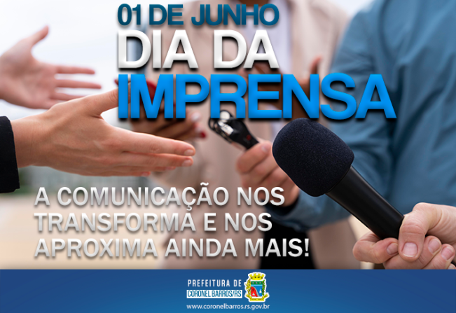 Homenagem a toda imprensa da nossa região!