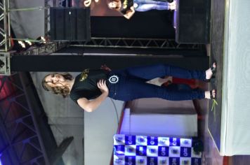 Foto - Eleitas as soberanas da 9ª Expocelb de Coronel Barros durante cerimônia no Clube Ipiranga