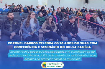 Evento marca os 20 anos do SUAS com conferência e seminário do Bolsa Família