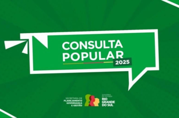 Consulta Popular 2025 já está no ar!