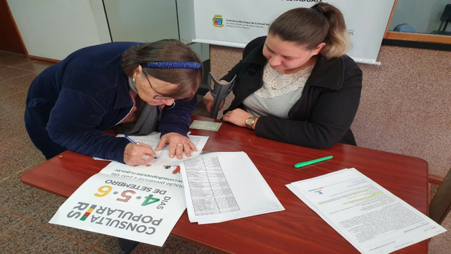 Inicia votação da Consulta Popular em Coronel Barros