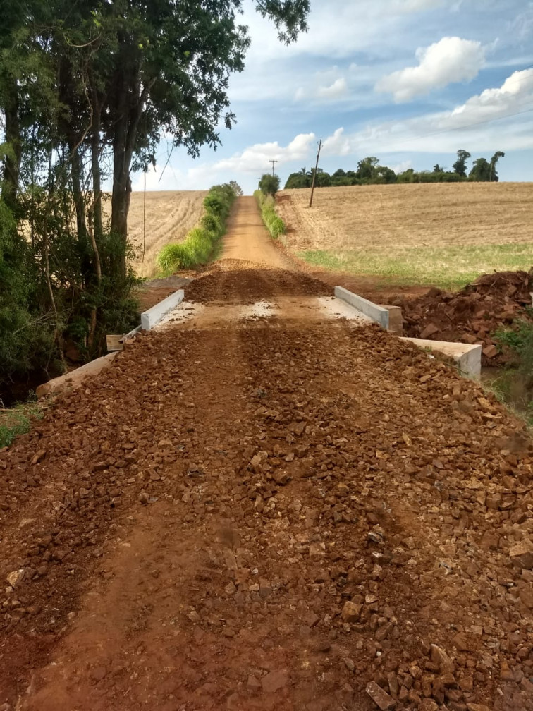 Concluída a construção de mais uma ponte no interior do município