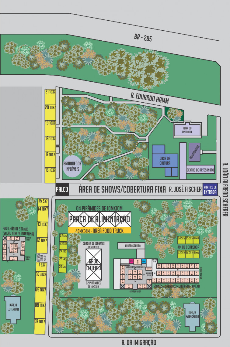 Comercialização de espaços para a 8ª Expocelb